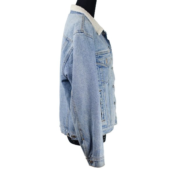 Denim Sherpa Jacket - Picture 5 of 6